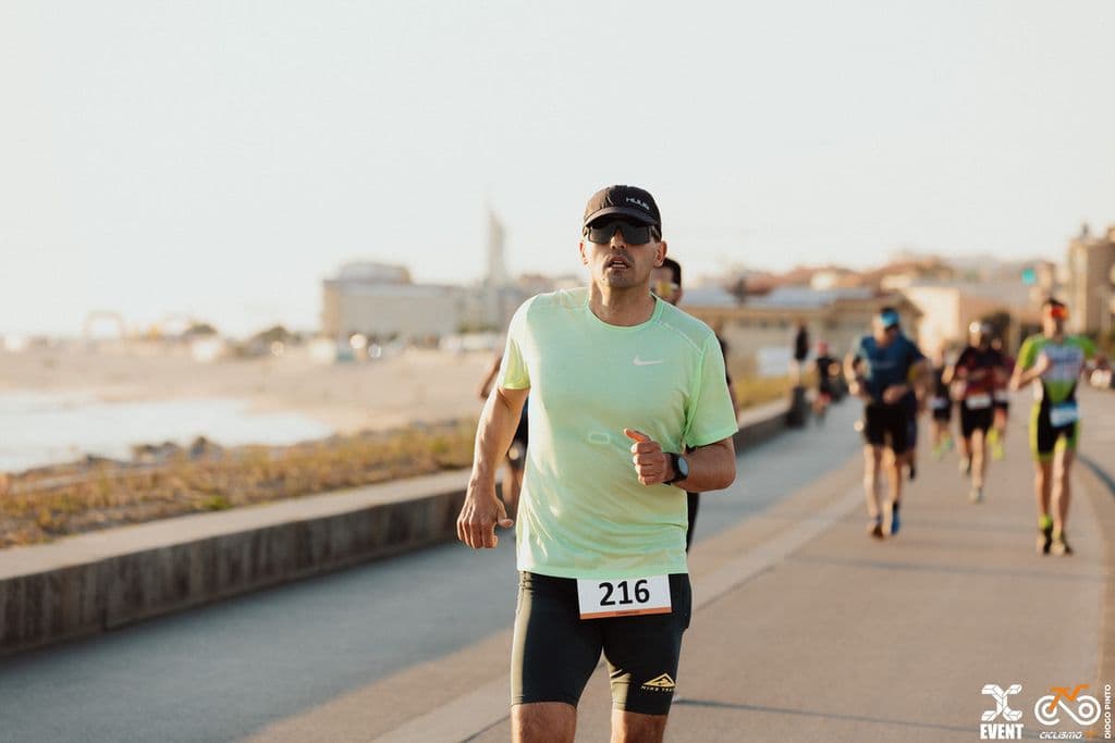 Atleta com o dorsal 216