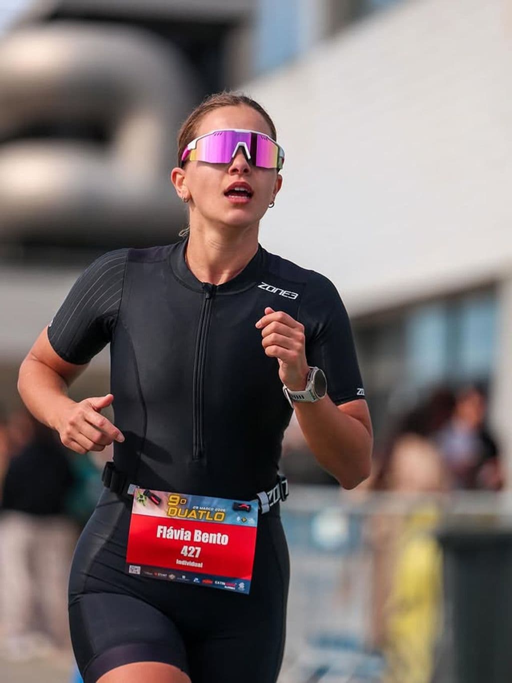 Atleta com o dorsal 427