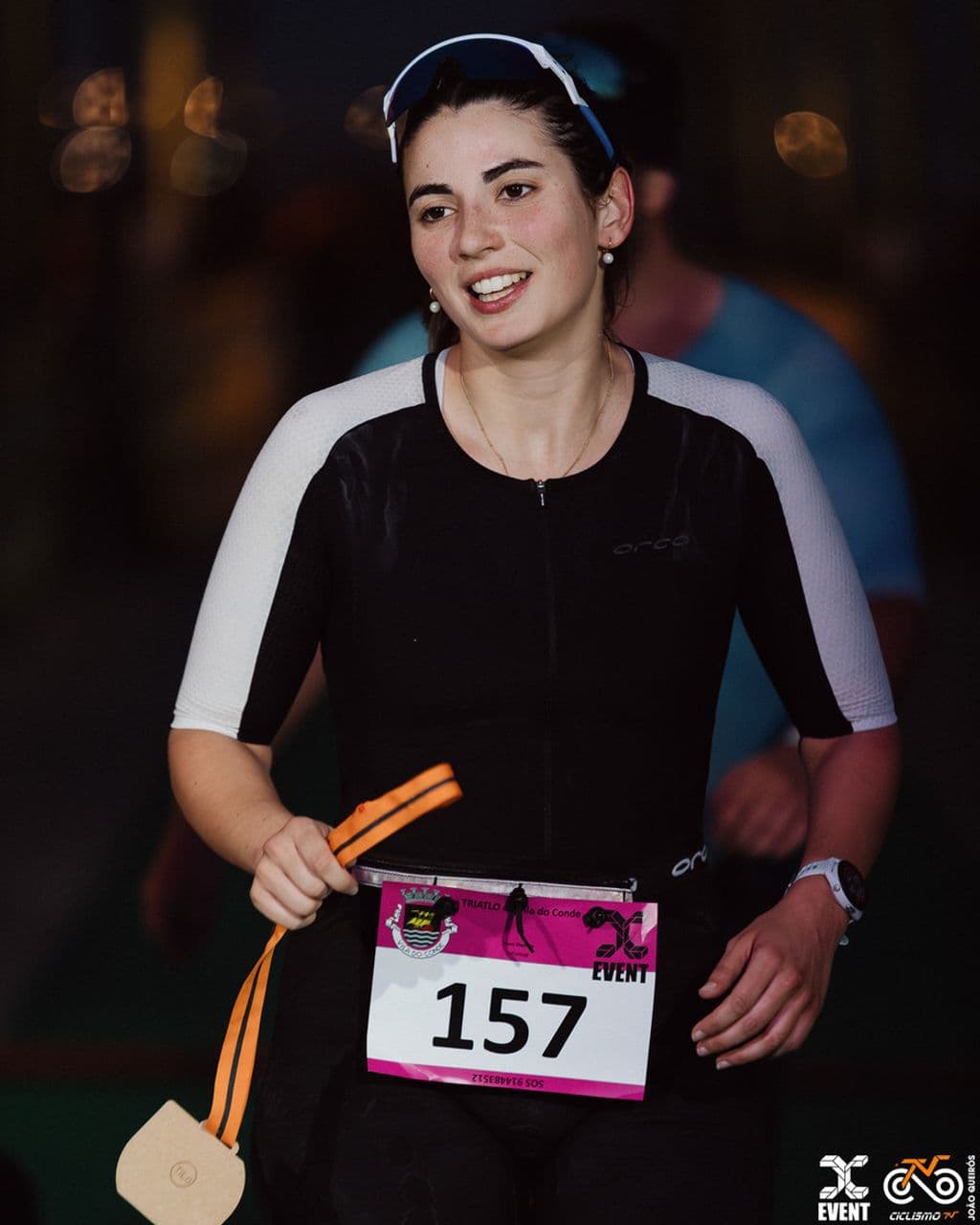 Atleta com o dorsal 157