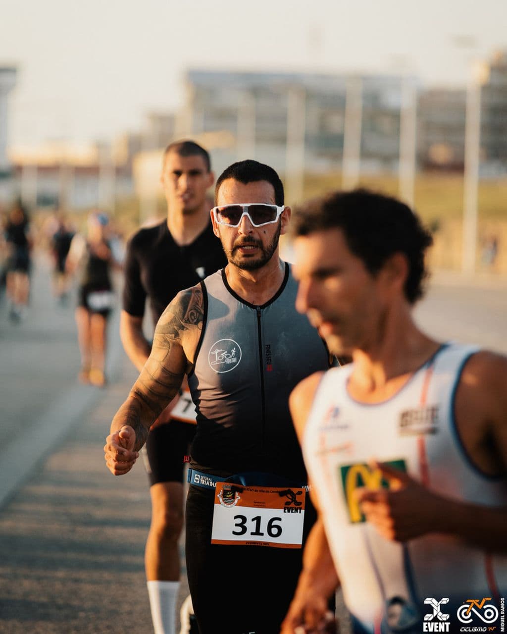 Atleta com o dorsal 316