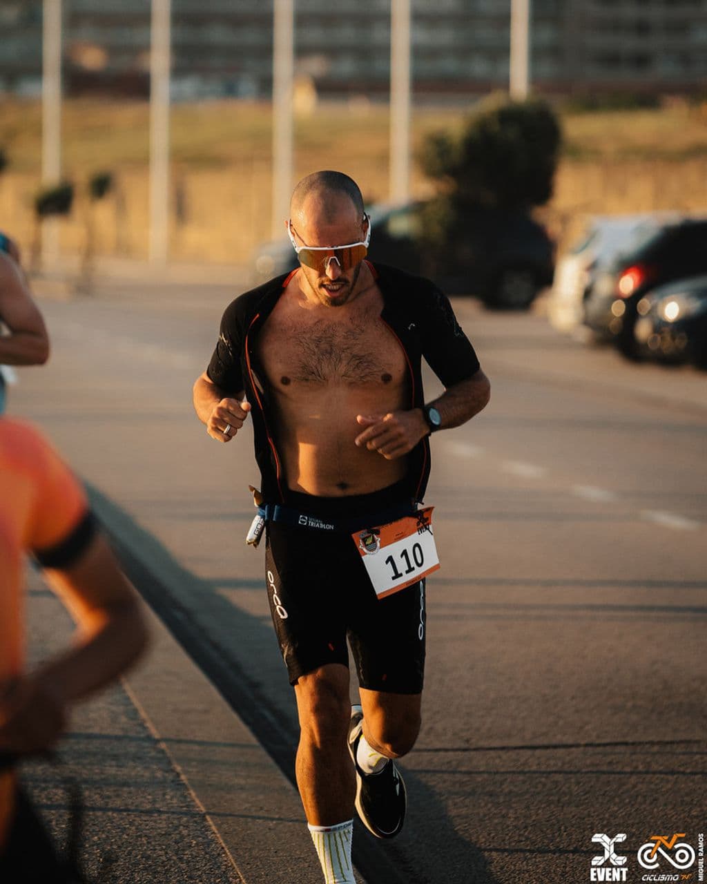 Atleta com o dorsal 110