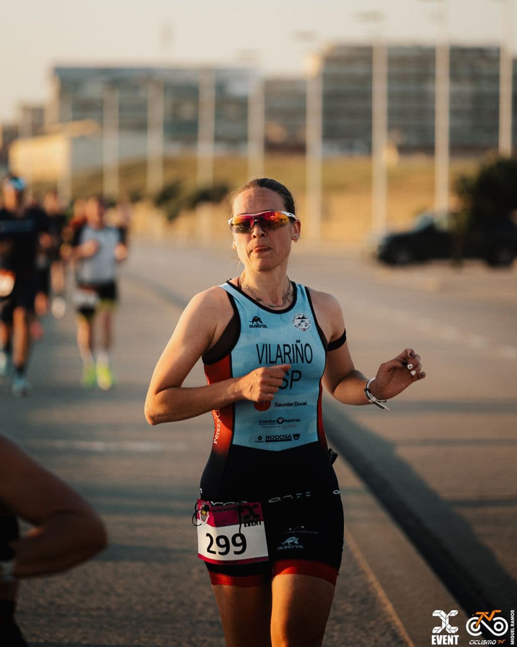 Atleta com o dorsal 299