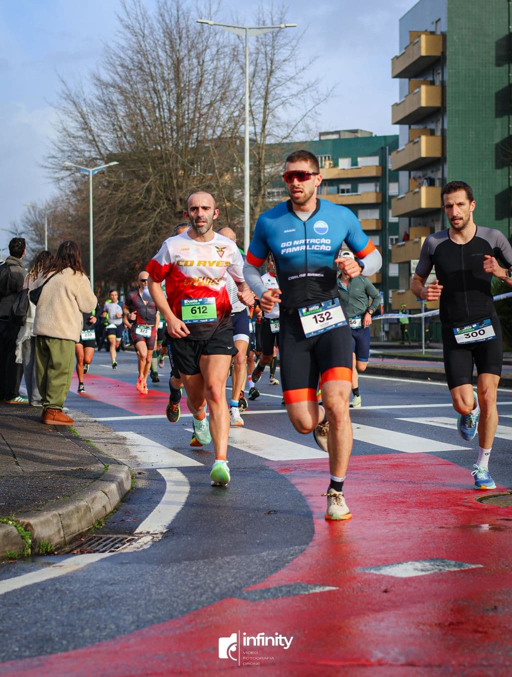 Atleta com o dorsal 132