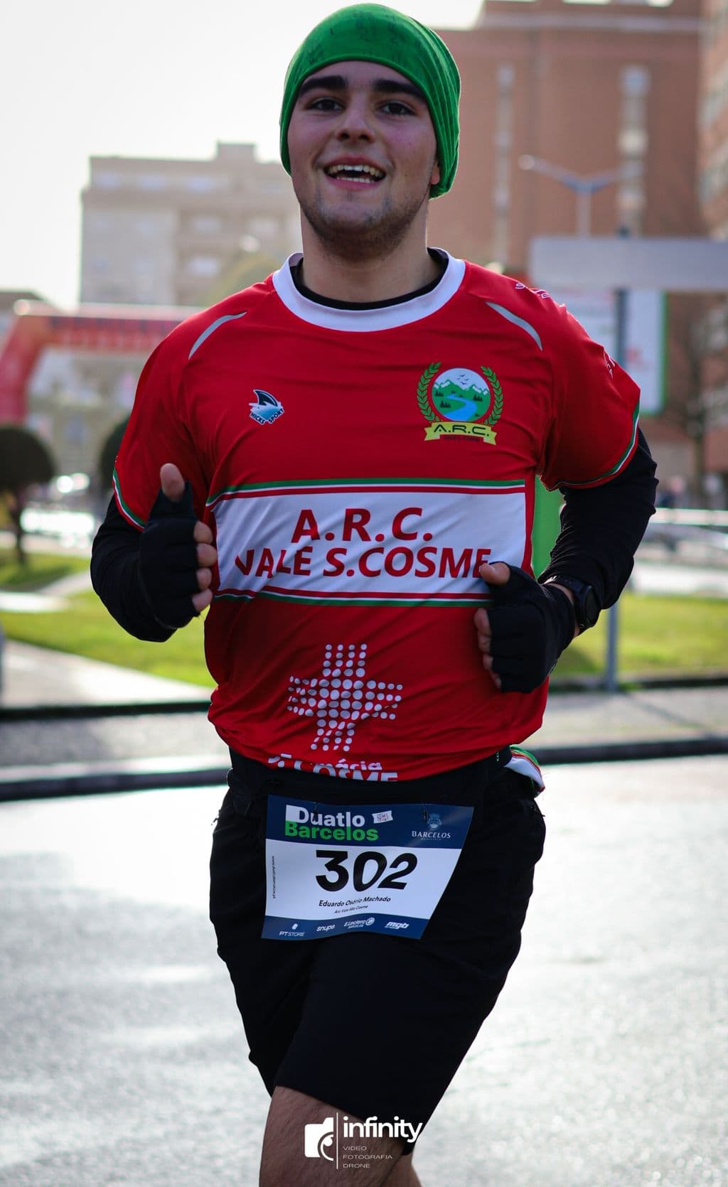 Atleta com o dorsal 302