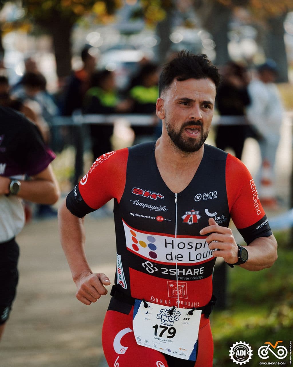 Atleta com o dorsal 179
