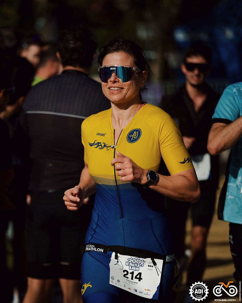Atleta com o dorsal 214