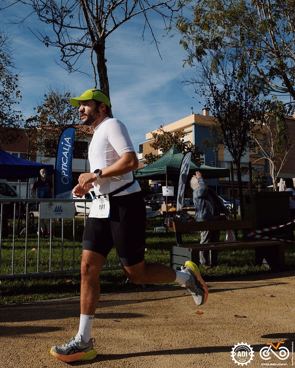 Atleta com o dorsal 191