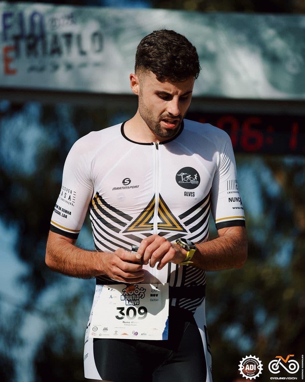 Atleta com o dorsal 309
