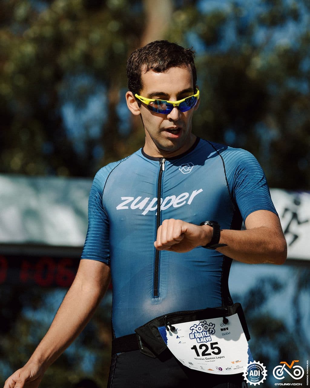 Atleta com o dorsal 125