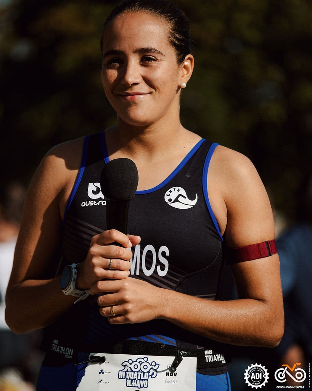 Atleta com o dorsal 1
