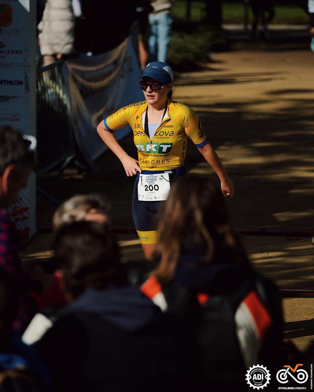 Atleta com o dorsal 200