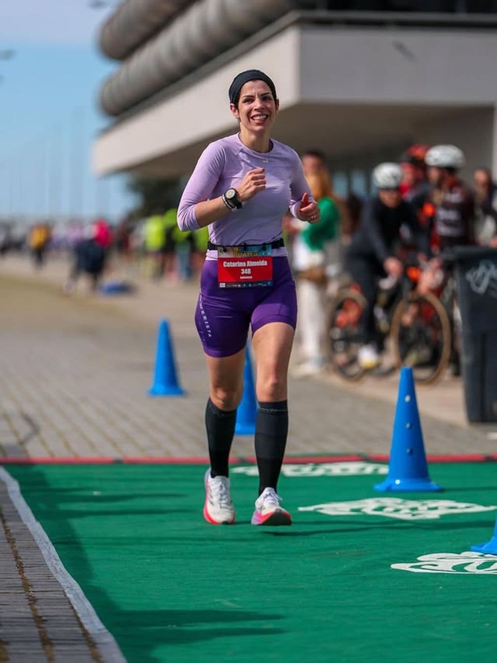 Atleta com o dorsal 348