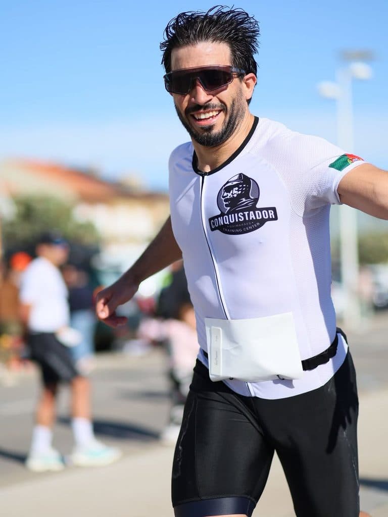 Atleta com o dorsal 456