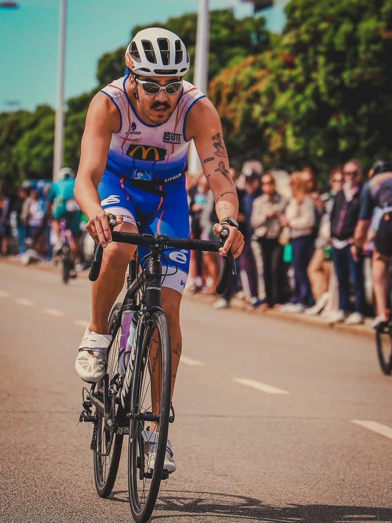 Atleta com o dorsal 485