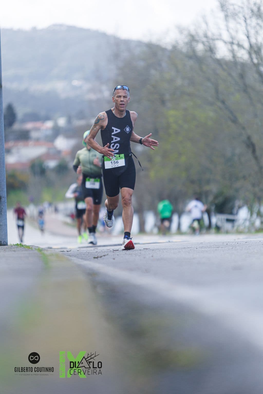 Atleta com o dorsal 156