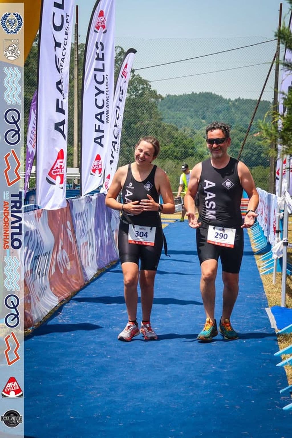 Atleta com o dorsal 304