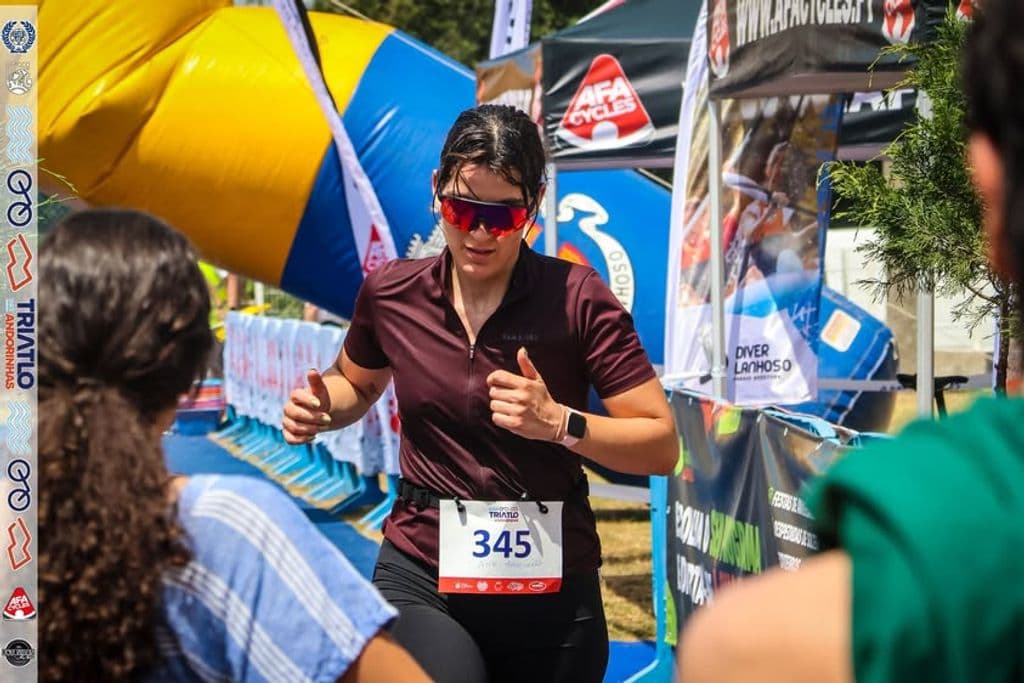 Atleta com o dorsal 345