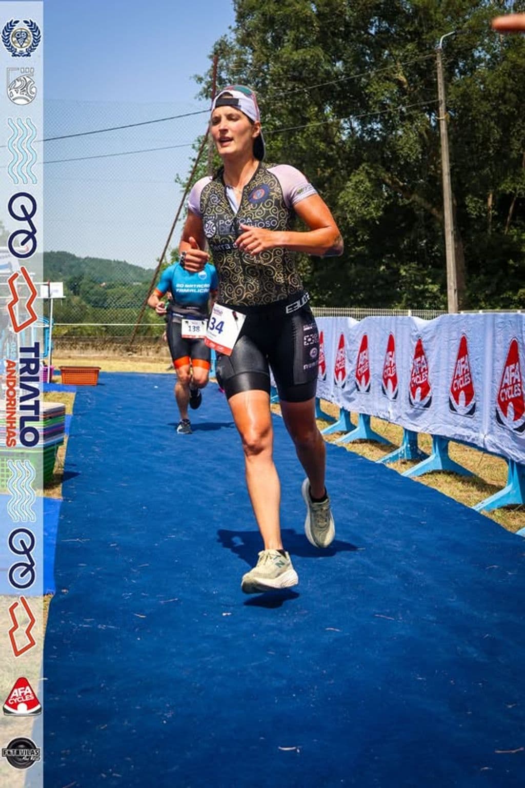 Atleta com o dorsal 134