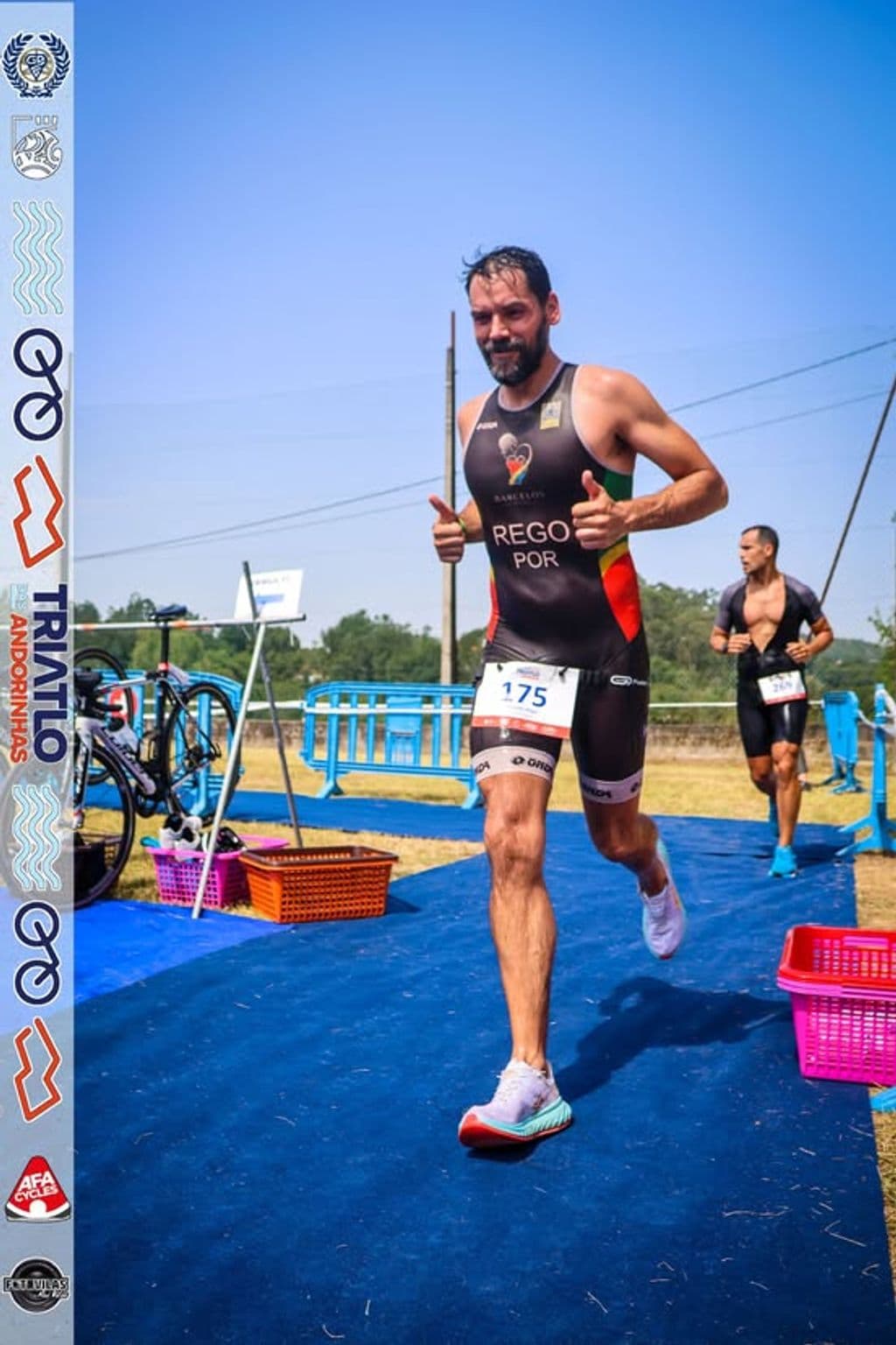 Atleta com o dorsal 175