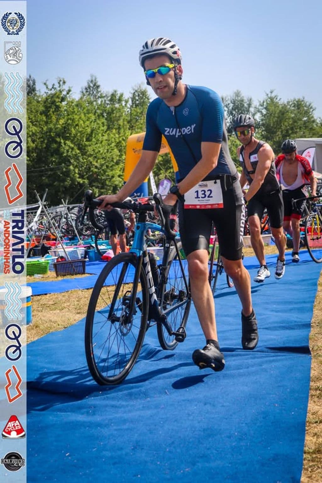 Atleta com o dorsal 132