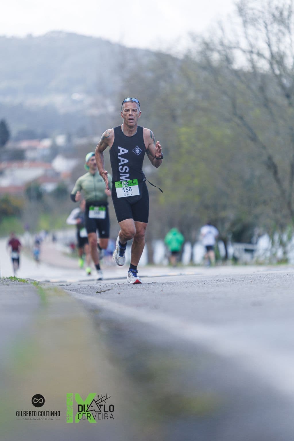Atleta com o dorsal 156