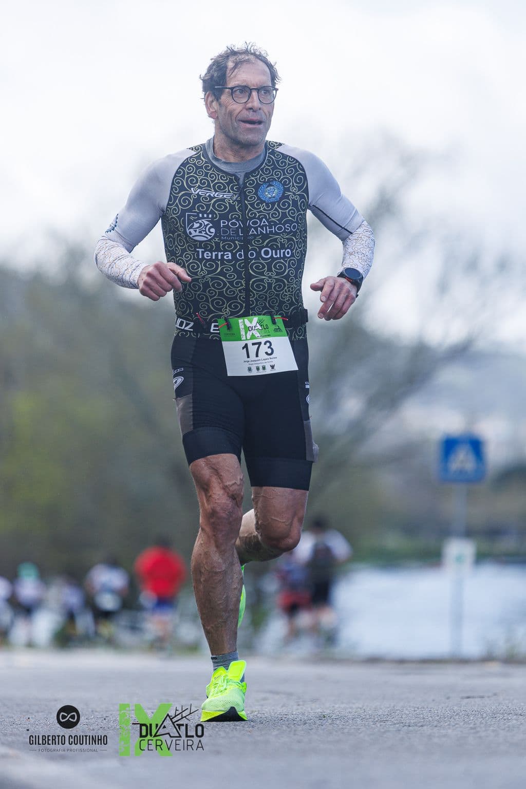 Atleta com o dorsal 173