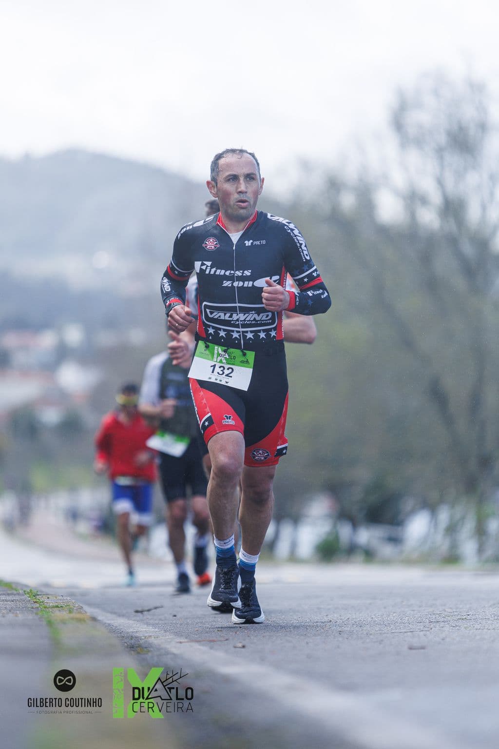 Atleta com o dorsal 132