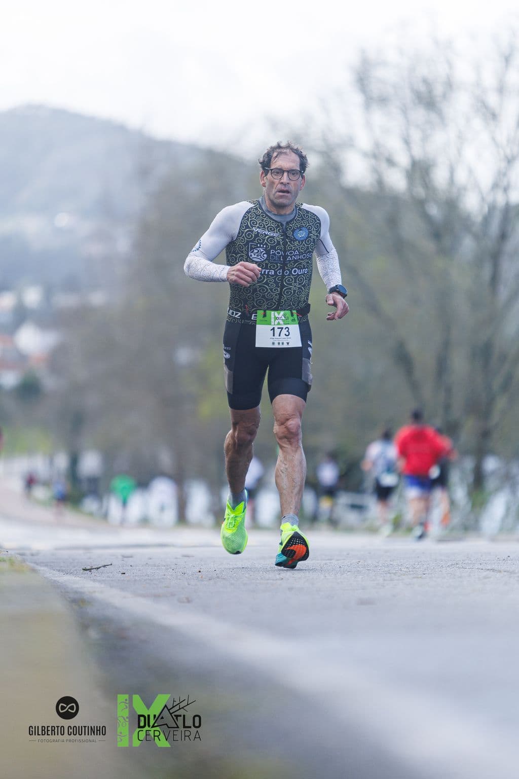 Atleta com o dorsal 173