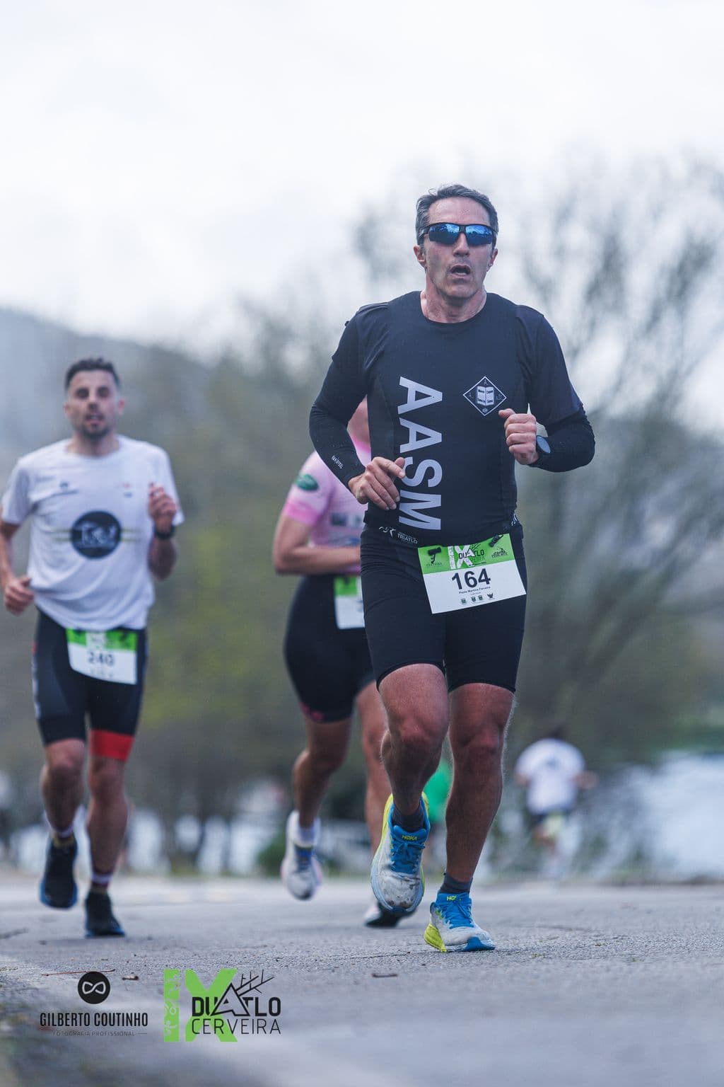 Atleta com o dorsal 164