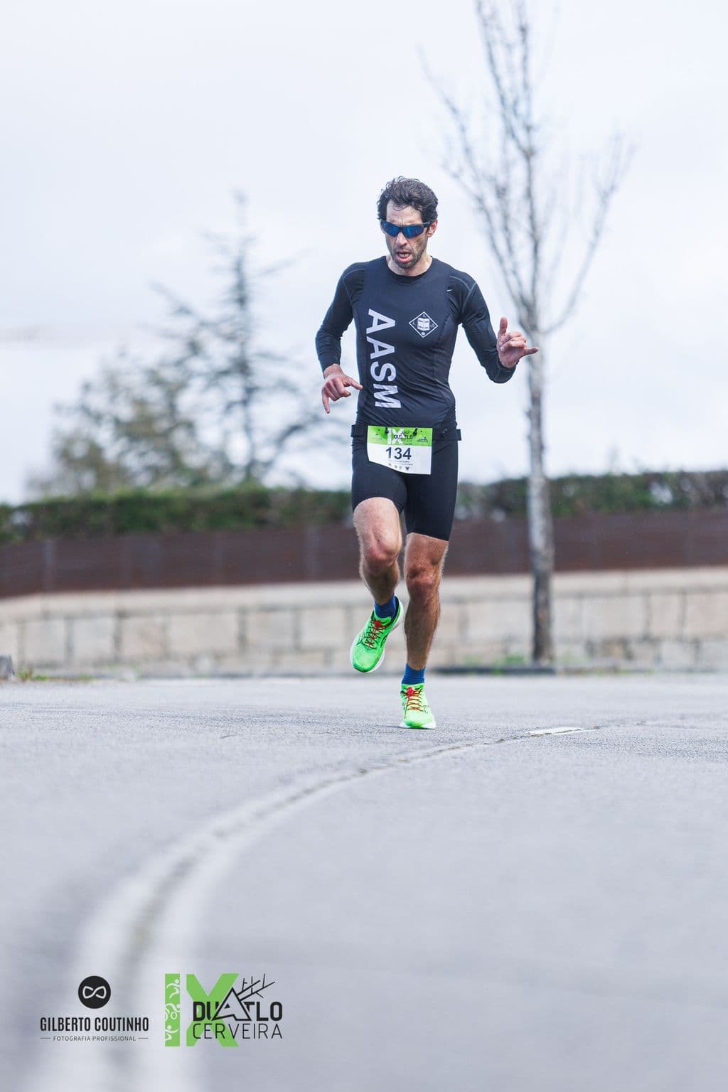 Atleta com o dorsal 134