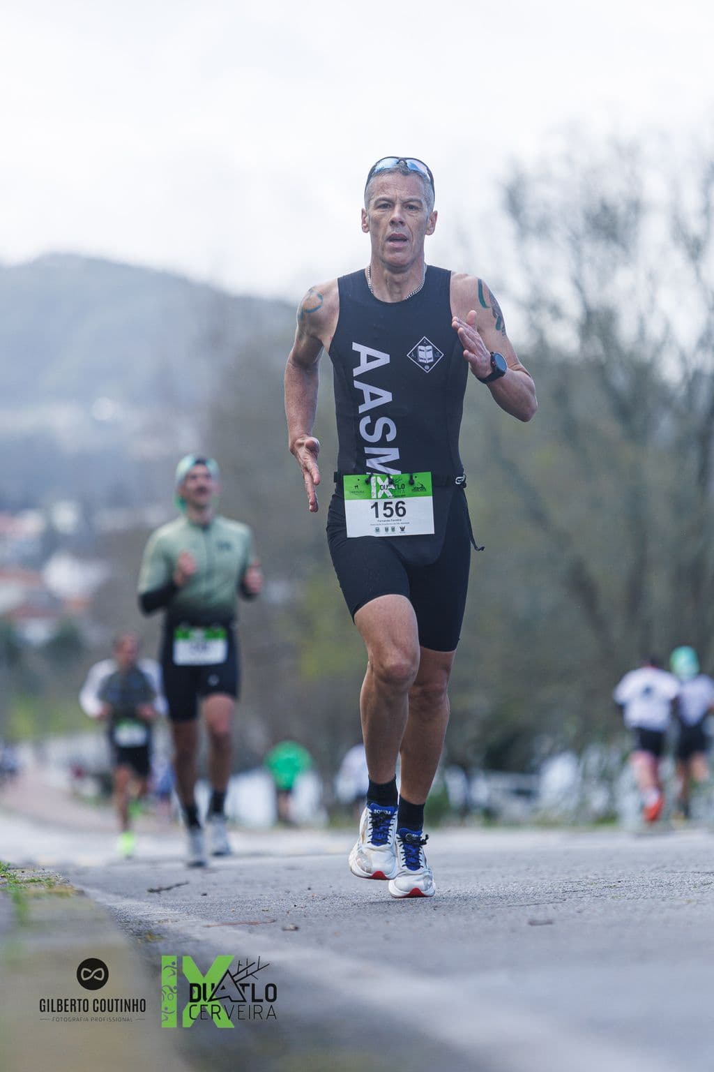 Atleta com o dorsal 156
