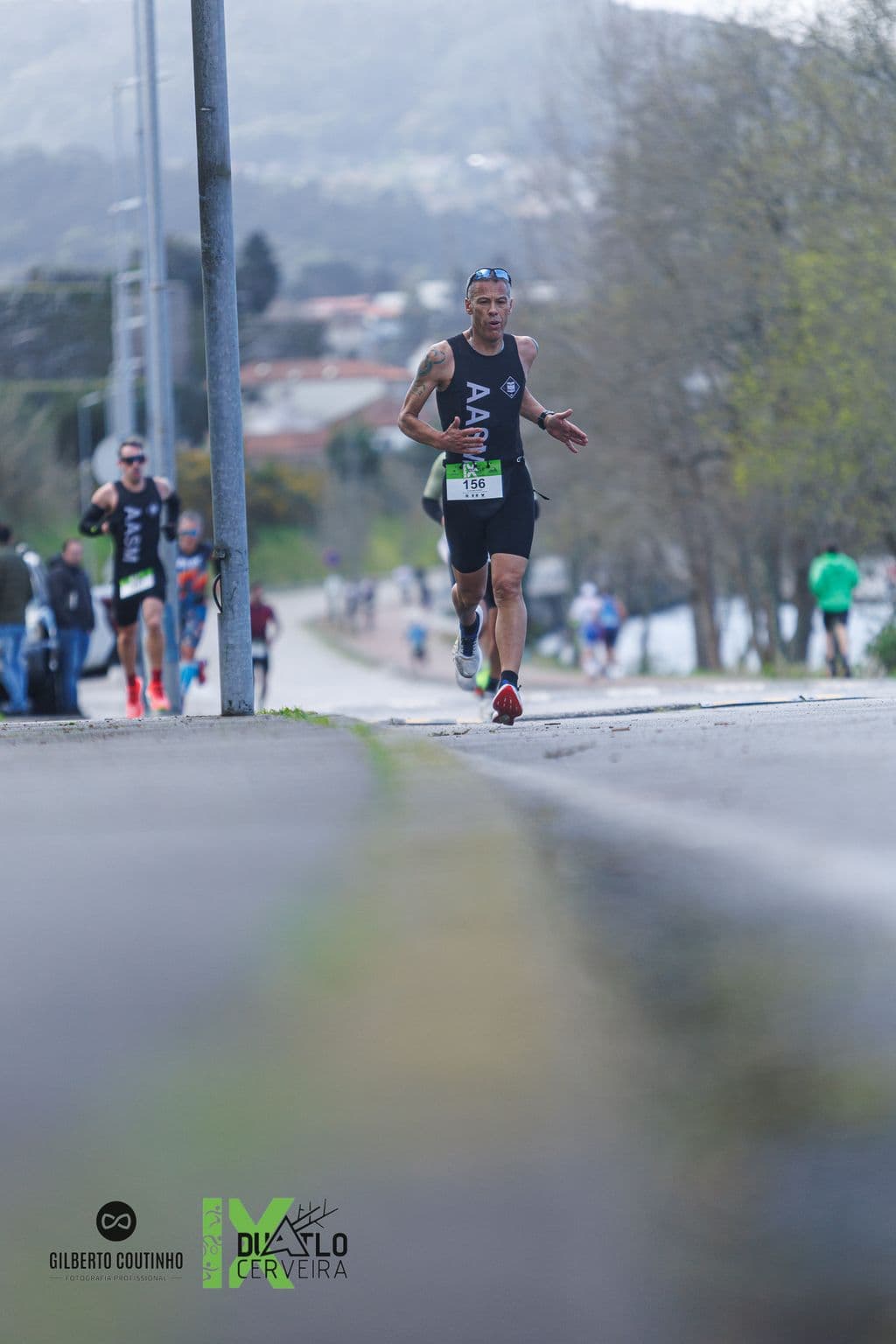 Atleta com o dorsal 156