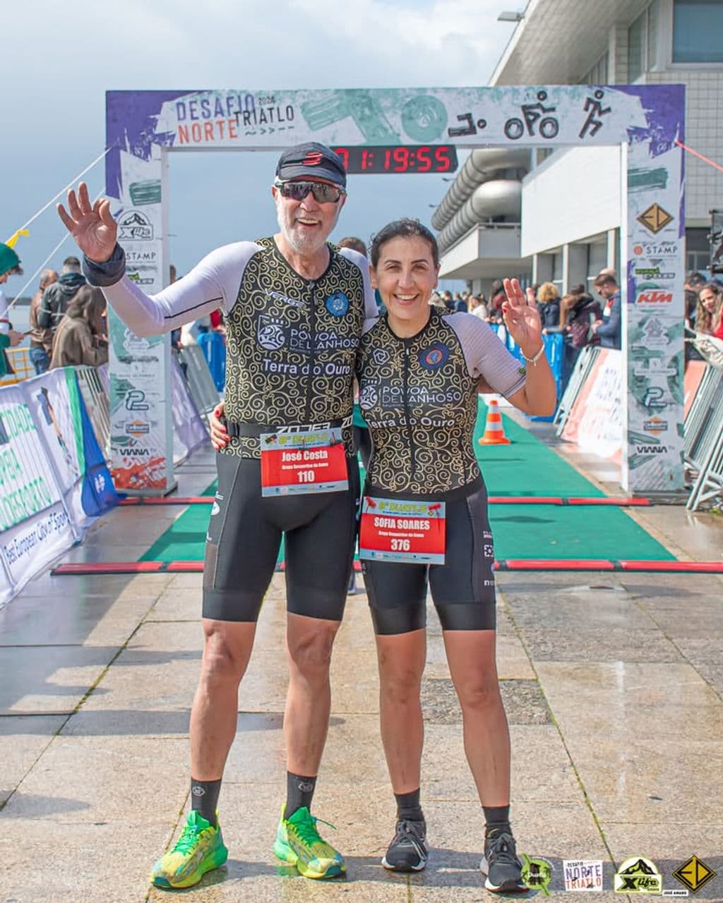 Atleta com o dorsal 110