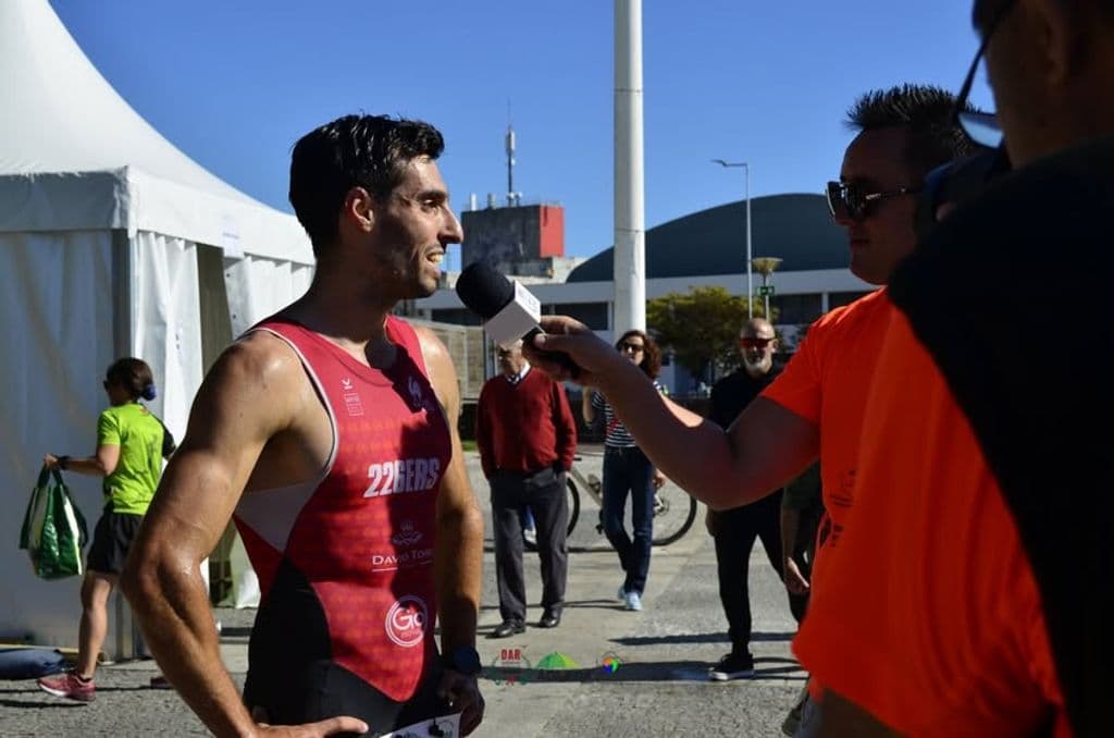 Atleta com o dorsal 203