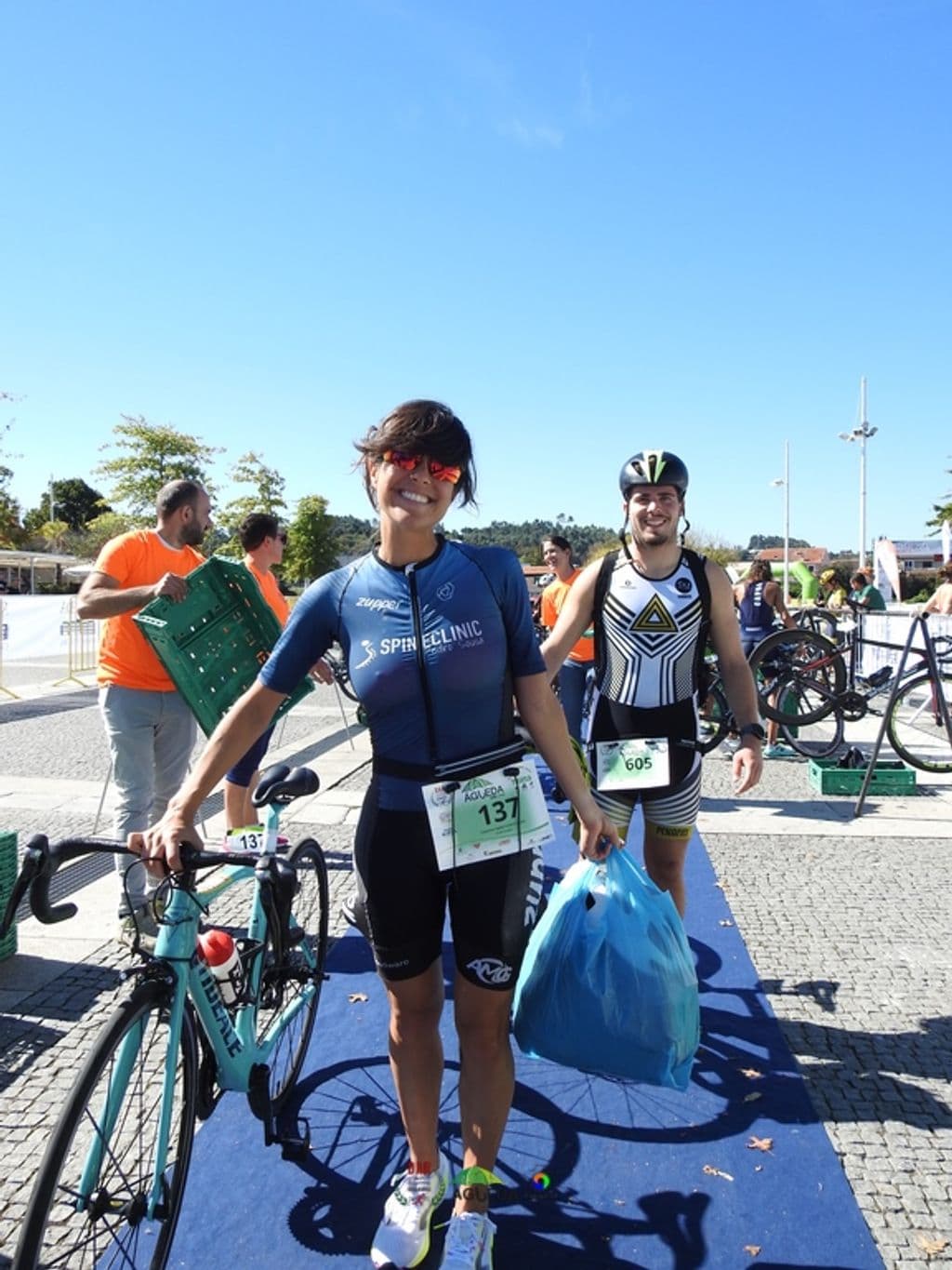 Atleta com o dorsal 137