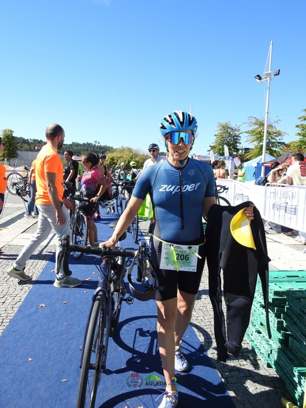 Atleta com o dorsal 206