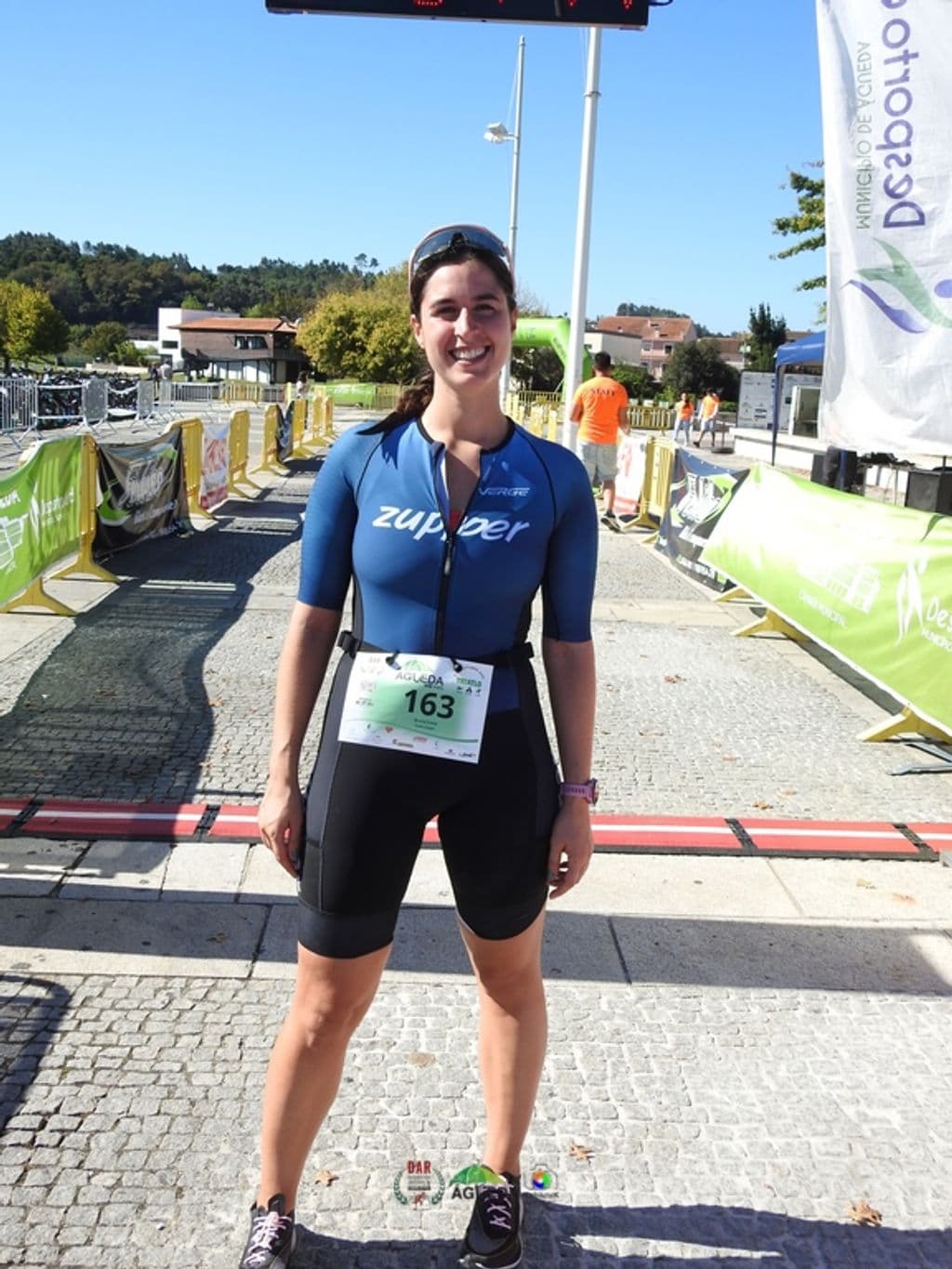 Atleta com o dorsal 163