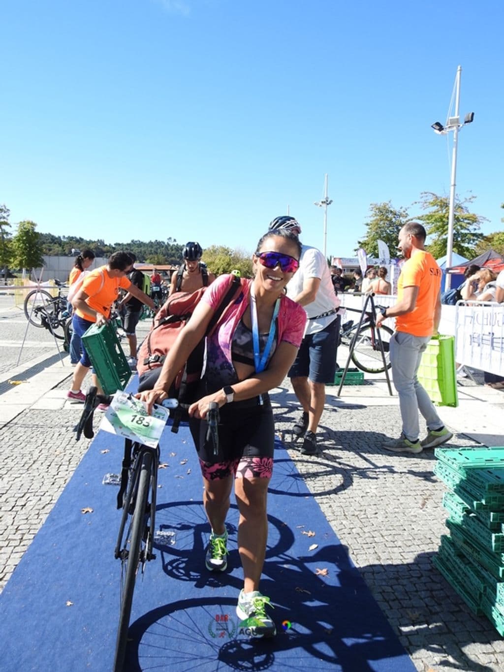 Atleta com o dorsal 183