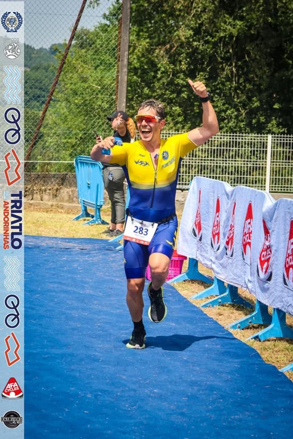 Atleta com o dorsal 283