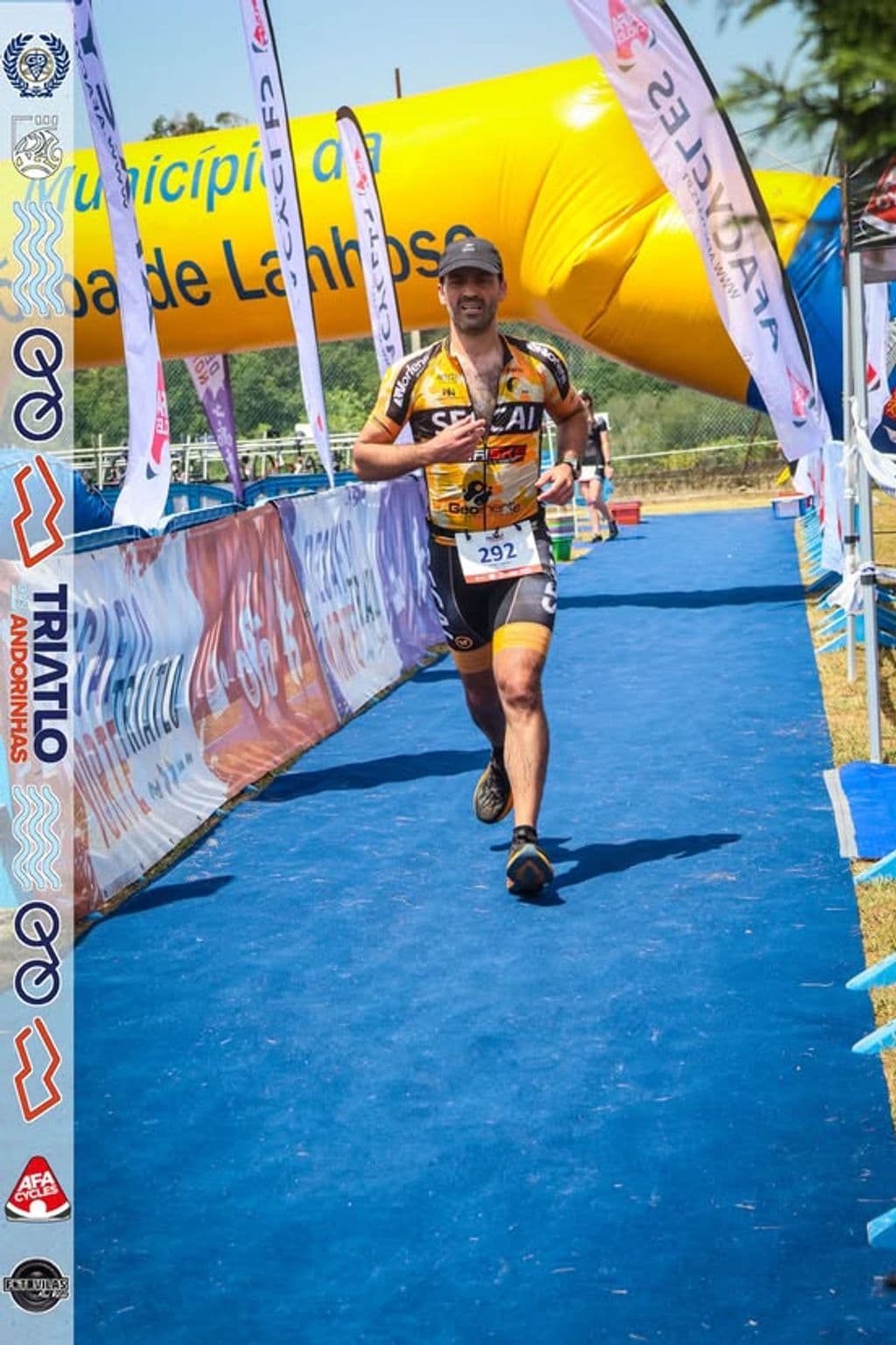 Atleta com o dorsal 292