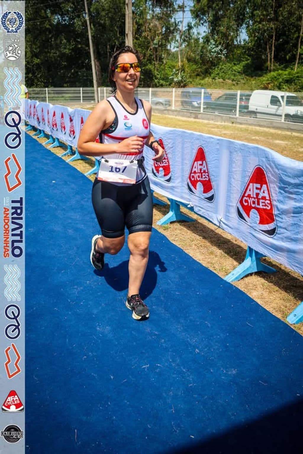 Atleta com o dorsal 167
