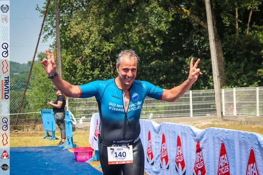 Atleta com o dorsal 140