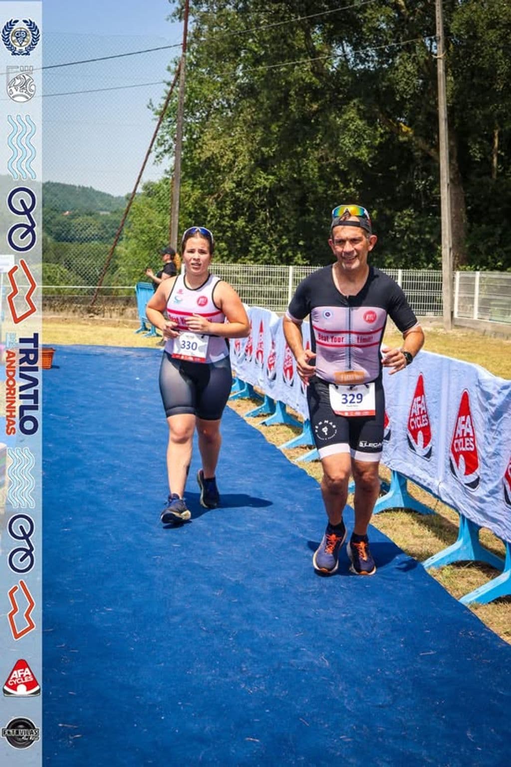 Atleta com o dorsal 330