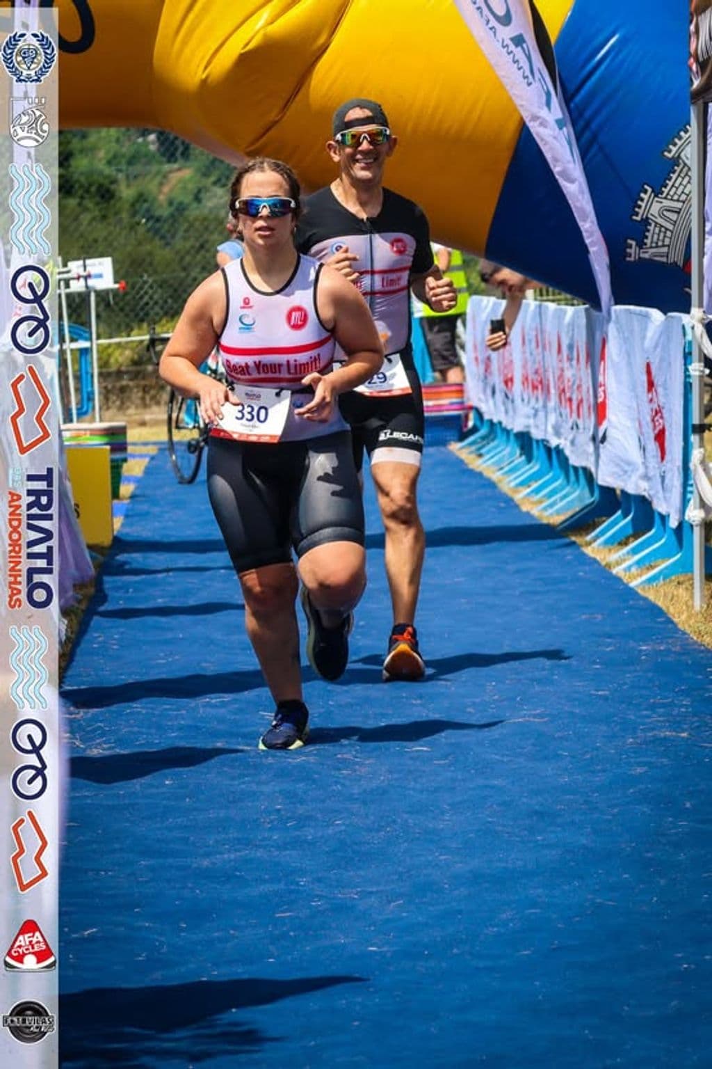 Atleta com o dorsal 330