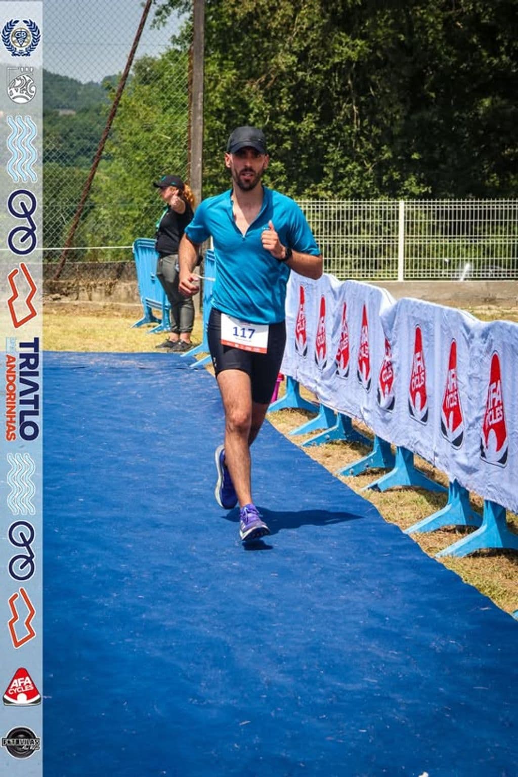Atleta com o dorsal 117