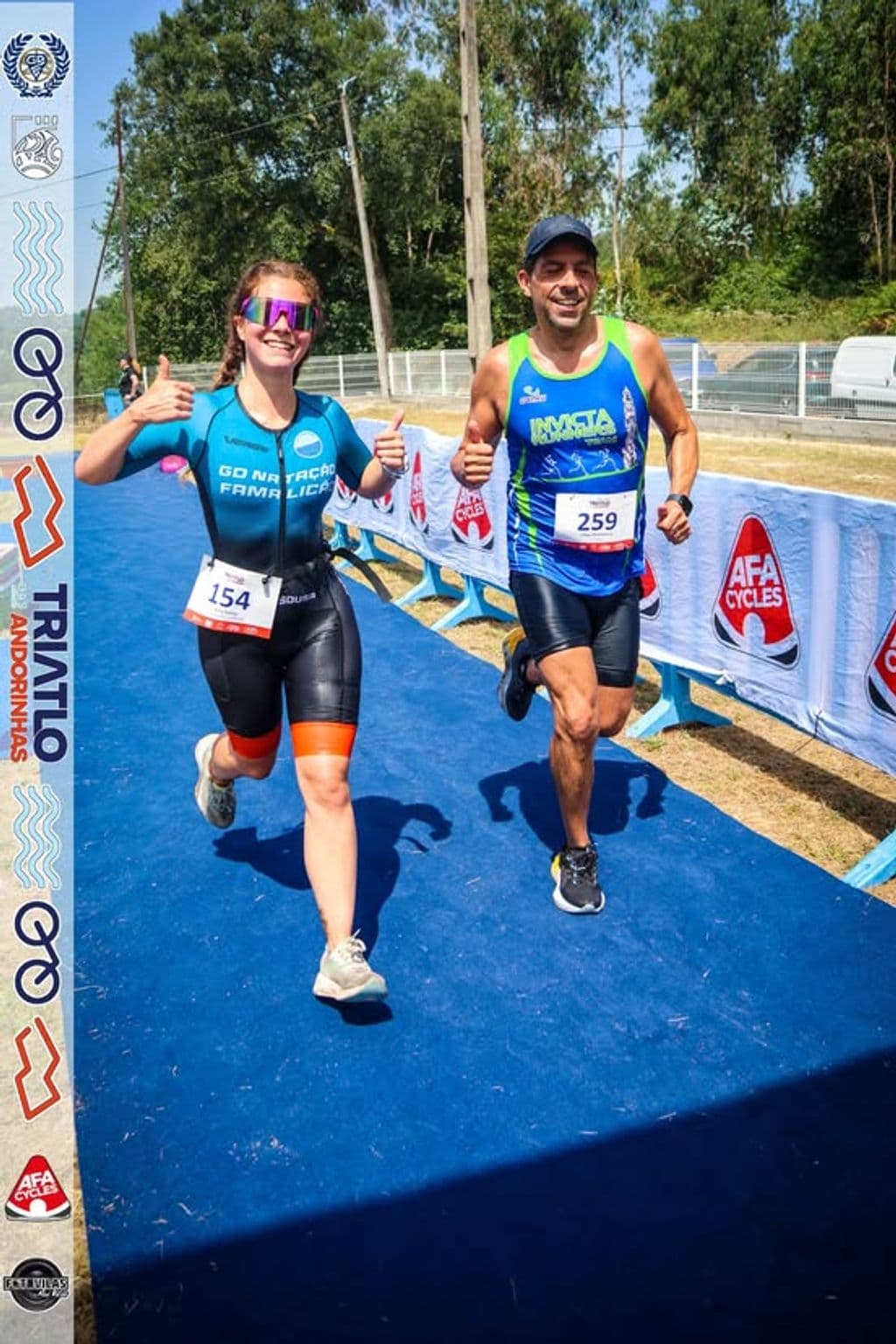 Atleta com o dorsal 154