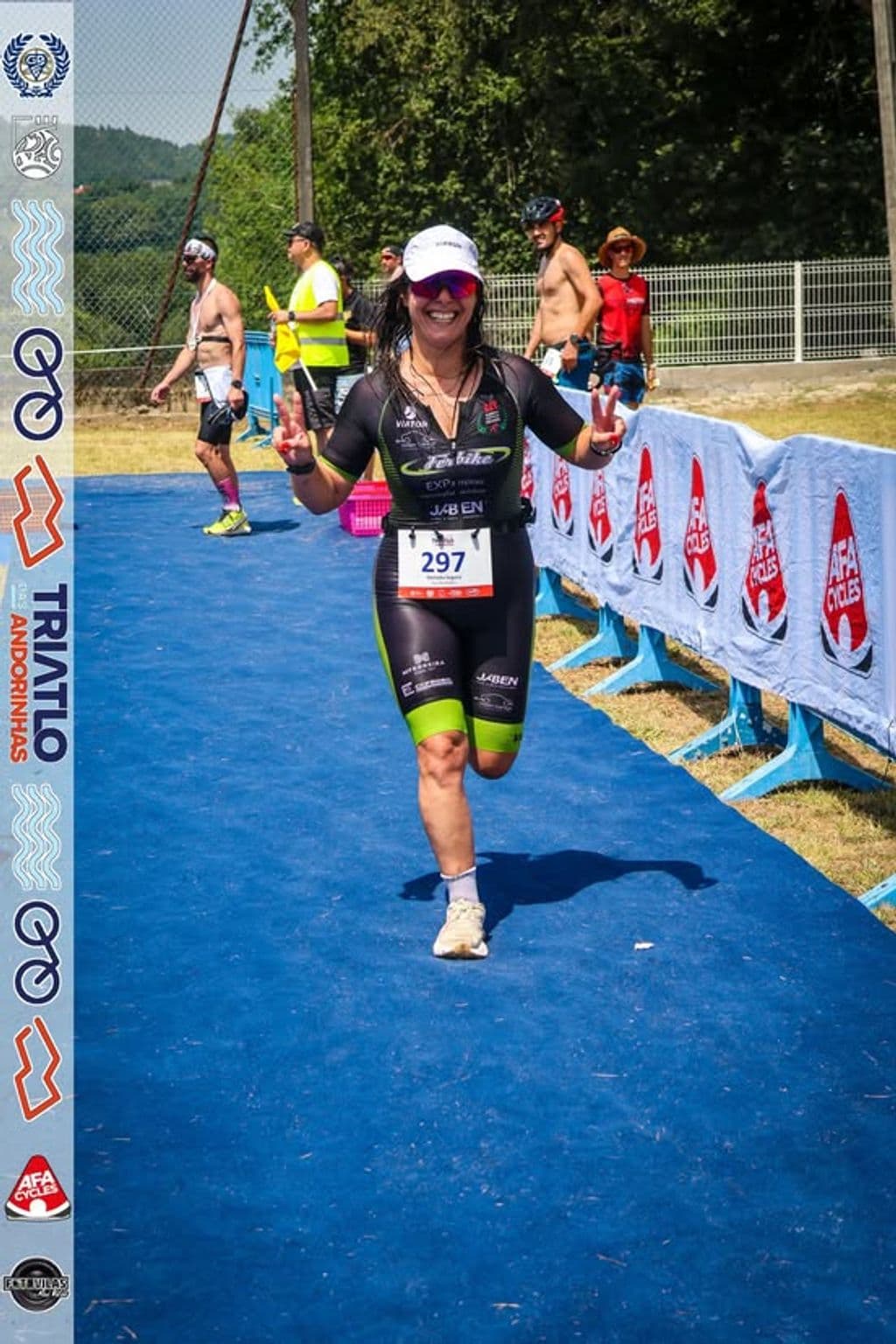 Atleta com o dorsal 297
