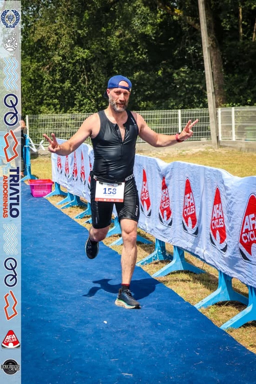 Atleta com o dorsal 158