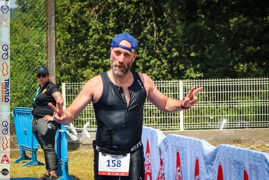 Atleta com o dorsal 158