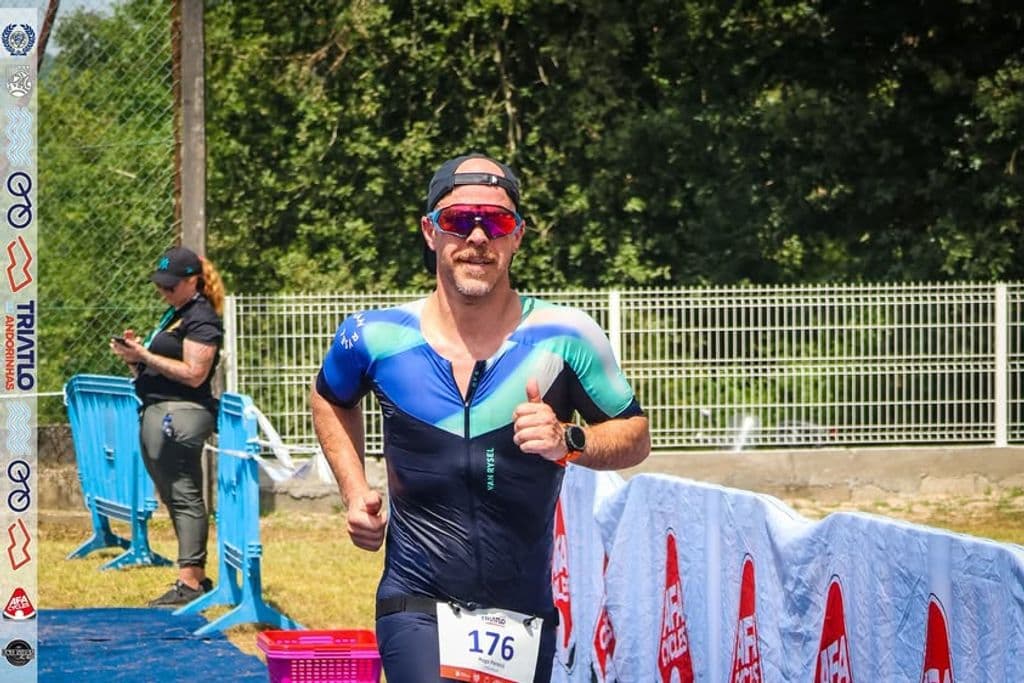 Atleta com o dorsal 176